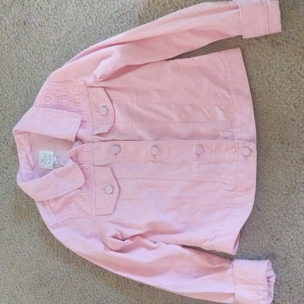 Est. 1989 place Pink polyester jacket XL 14